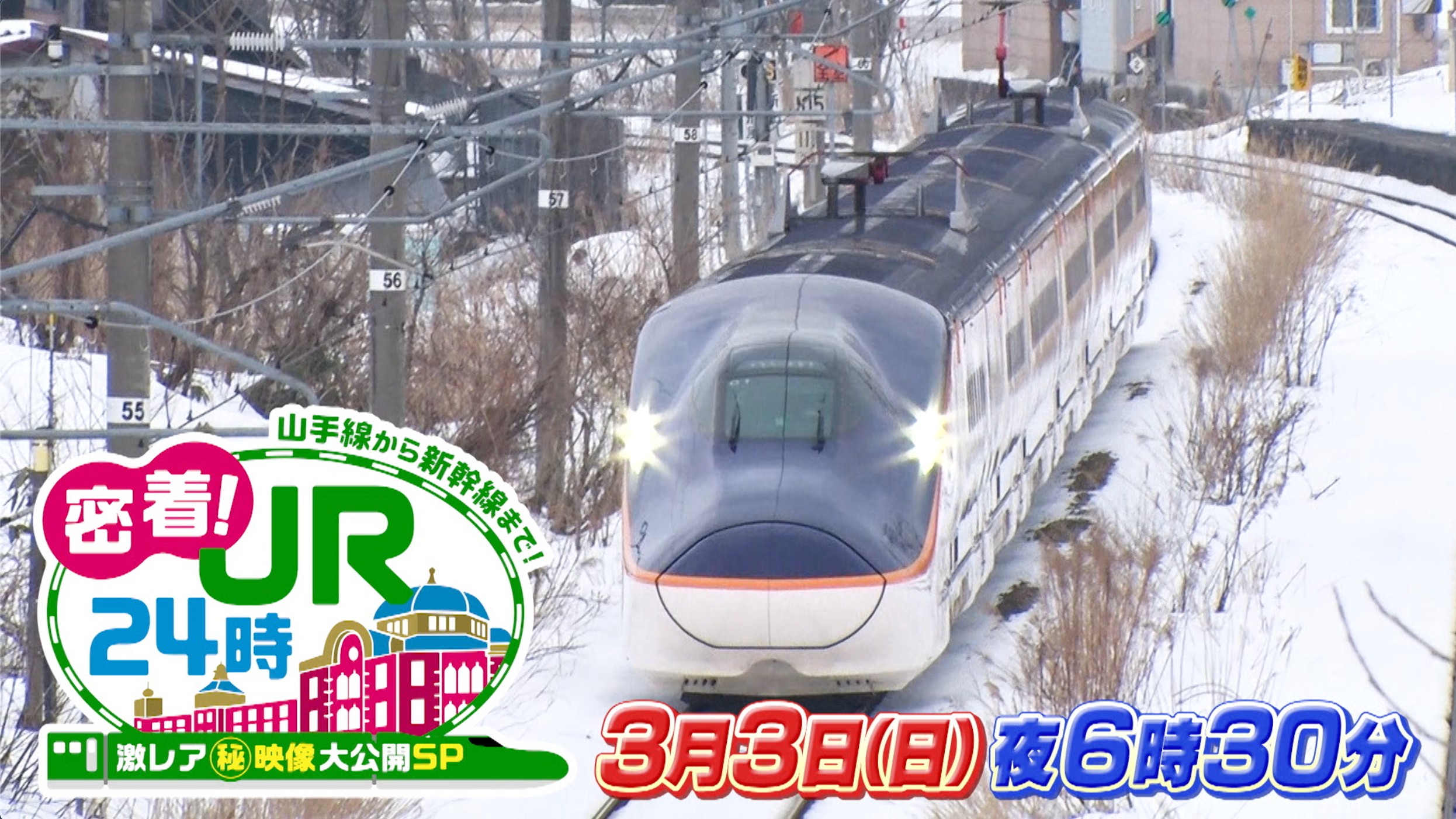 テレビ東京 「密着！ＪＲ２４時山手線から新幹線まで激レア（秘）映像大公開ＳＰ」